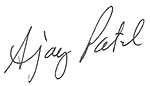 Signature of Peter Nunoda president of ݮƵ